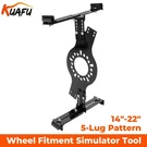 5-LUG Pattern 14"-22" Wheel Fitment Simulator Tool Tire Size For Measurement. Fixed Price $38.50.