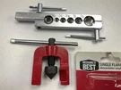 Flaring Tool Set For Copper Aluminum Brass Steel Tube 45 Single. Fixed Price $14.99.
