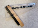 Sears Craftsman Protractor, Angle Finder, Ruler, For Table Saw. Fixed Price $18.25.