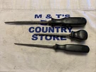 Snap-on Tools Usa 3PC 5ASA, 6ASA, 7ASA Black Hard Handle Scratch Awl Set. Fixed Price $58.45.