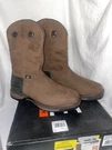 Frye Supply 10 Western Work Boot With Internal Met Guard Size 13M Brown & Black. Fixed Price $165.00.