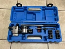 Brake Line Flaring Tool Kit 45 Multiple Dies 4.75MM-8MM Blue Carry Case. Fixed Price $50.00.
