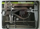 Technical Measuring Set Steel Ruler, Divider, Calipers Depth Gauge, 6 Pieces. Fixed Price $14.99.