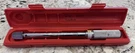 Snap On QD21000 -3/8" Drive Fixed Head Torque Wrench With Case Tested. Fixed Price $110.00.