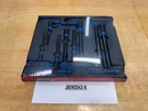 Snap-on Tools Spain New 8PC Metric T-shaped Combo Hex Wrench Set AWSGM800A. Fixed Price $144.95.