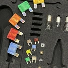 Ferrari 458 Speciale Car Tool Set Electrical Fuse Bulbs Leather Case. Fixed Price $149.99.