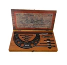Starrett Micrometer Caliper No. 224 Set Aa Range To 4" With Original Box. Fixed Price $60.00.