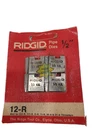 Ridgid 37870 Steel 12-R High Speed 1/2" Pipe Dies New Old Stock. Fixed Price $39.00.