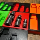 Snap On Universal Joint 3PC Mix Swivel Set Tray Custom Red Green For 103UFTS. Fixed Price $14.99.