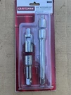 Craftsman Piece 1/2" Drive Set 9-42353 Adapter Universal Joint Extensions. Fixed Price $21.99.