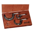 Starrett ST436.1AXRLZ Micrometer SET,0-3 IN,0.0001 RES,3 Pc 5UAV2. Fixed Price $1069.90.