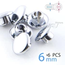 Magazi Chrome Bolt Cap Screw Cover Fits 6MM (5MM Allen Key) 6PCS/PACK. Fixed Price $12.99.