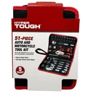 Hyper Tough 51-PIECE Auto And Motorcycle Mechanic's Tool Kit. Fixed Price $39.99.