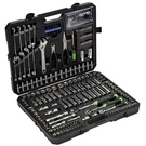 225 Pc Piece Mechanic's Tool Set Ratchet Wrench Sockets Sae & Metric. Fixed Price $233.99.