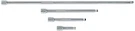 Gearwrench 1/4" Drive Wobble Extension Set 2", 4-PIECE Kit, Silver. Fixed Price $39.73.