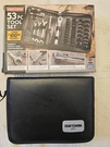Vintage Sears Craftsman Usa 53PC Mechanics Tool Socket Set W Zipper Case 33853. Fixed Price $80.00.
