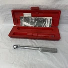 Snap-on Qjr 117 1/4 Drive Click Style Torque Wrench 30-200 Inch Pound 9 1/2 ". Fixed Price $99.00.