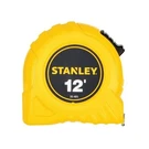 New Durable Stanley Tape Measure 12FT X 1/2IN Yellow Case Non-slip Grip. Fixed Price $8.09.
