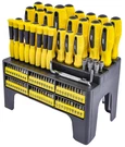 Jegs 100 Piece Screwdriver & Bit Set With Storage Rack 81384. Fixed Price $30.99.