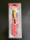 Duramax 15 Piece Screwdriver, Socket, And Bits Set -no. TS60616B -new/sealed. Fixed Price $16.99.