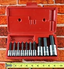 Proto Tools Professional 3/8"-1/2" Drive Sae Hex Bit 10PC Socket Set Usa. Fixed Price $79.95.