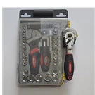 Husky Mechanics Tool Set Sae Metric Ratchet Wrench Socket Screwdriver Case. Fixed Price $30.00.