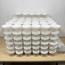 185 Pack 4 Oz Clear Plastic Jars With Lids - Small/mini Containers For Slime. Fixed Price $80.00.