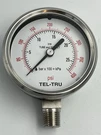 Tel-tru Pressure Gauge PART#2532SS4L1F2F, 2-1/2" Dial, 0-400 Psi/bar, 1/4" Lm. Fixed Price $28.00.