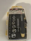 Performance Tool W9122 23-PIECE Ratcheting Bit And Socket Set With Clear View. Fixed Price $12.99.