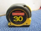 Craftsman Usa Yellow Heavy Duty 30' Locking Tape Measure 39676. Fixed Price $30.00.