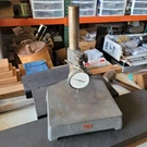 Starrett No. 653 Bench Comparator Stand Machinist Tool W/ 655-141 Dial Indicator. Fixed Price $250.00.