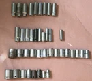Lot Of 41 Sockets 1/4 & 3/8 1/2 Drive Chrome Short Deep 6PT 12PT Mix. Fixed Price $30.95.