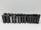 26 Grey Pneumatic 1/2 Drive, Deep Well Sockets. Fixed Price $199.99.