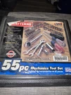 Sears Craftsman Usa 55PC Mechanics Tool Set Socket Ratchet 33455 Nos Metric Sae. Fixed Price $159.00.