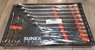 Sunex 13PC Master Sae Full Polish Combo Wrench Set W/foam Tray 1/4" To 1" #9909. Fixed Price $106.94.