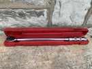 Steelman #301494 1/2 Drive Torque Wrench With Case 30-250 Lbs 21.5" Long. Fixed Price $33.95.