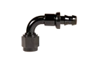 Fleece Performance Universal -10AN 90DEG To Hose Barb Black. Fixed Price $30.62.