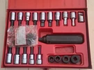 Snap-on 3/8" Impact Driver Set PIT2230E W/red Metal Case KRA142. Fixed Price $225.00.