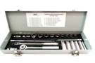 Mint Stanley Armstrong 23 Piece 3/8" Drive Socket Set Case Midland Supply. Fixed Price $139.99.