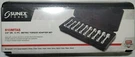 Sunex 10PC Metric 3/8 Dr, 12 Point Torque Adapter Wrench Set W/case #910MTAS. Fixed Price $148.79.