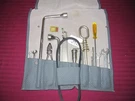 Nos Original Porsche 911S Carrera 1974 1975 Tool Kit Roll Grey Basket Weave. Fixed Price $1999.00.