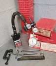 Starrett No. 657TW Magnetic Base W/ Flex-o-post + 196 Dial Indicator Set. Fixed Price $479.95.