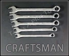 Craftsman Hand Tools 5PC Polished Chrome Metric Mm 12PT Combination Wrench Set. Fixed Price $11.67.