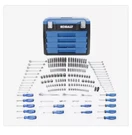 New Kobalt 189-PC Standard (sae) & Metric Chrome Mechanics Tool Set Model #89999. Fixed Price $279.99.