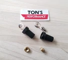 M4 4MM Spark Plug Wire Brass Nuts & Rajah Ring Terminals Boot Chopper Set Of 2. Fixed Price $15.90.