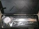 Vintage Central Tool Dial Caliper 6 Inch Hardened Stainless Steel With Case. Fixed Price $35.00.