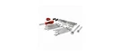 Mechanic's Tool Set 3/8" Drive Metric And Sae 6 12 Point Chrome. Fixed Price $121.34.
