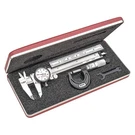 Starrett S909Z Precision Measuring Kit, Dial Caliper 2ZUN7. Fixed Price $887.45.