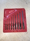 Matco Tools 9PC Roll Pin Punch Set Tray SPRP9T. Fixed Price $79.99.