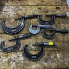 Rare Lufkin Ct 1641V 0-1" Chromed Micrometers Mixed Lot Bundle Set Vintage Tools. Fixed Price $109.60.